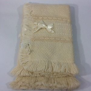 Branigan Weavers Edwardian Blanket Cream 100% Wool